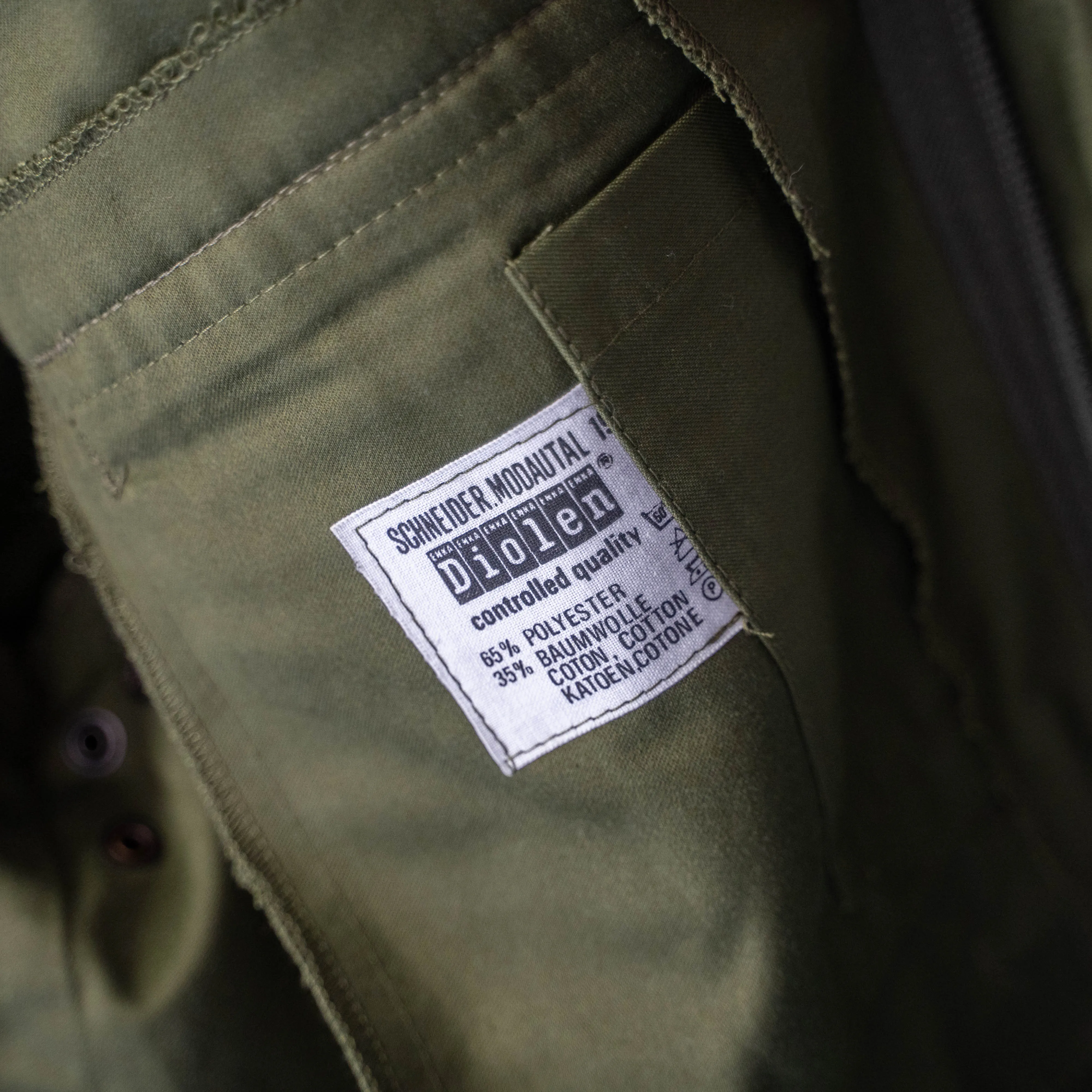 1990-2000s Germany police double zip work jacket 'mint condition'