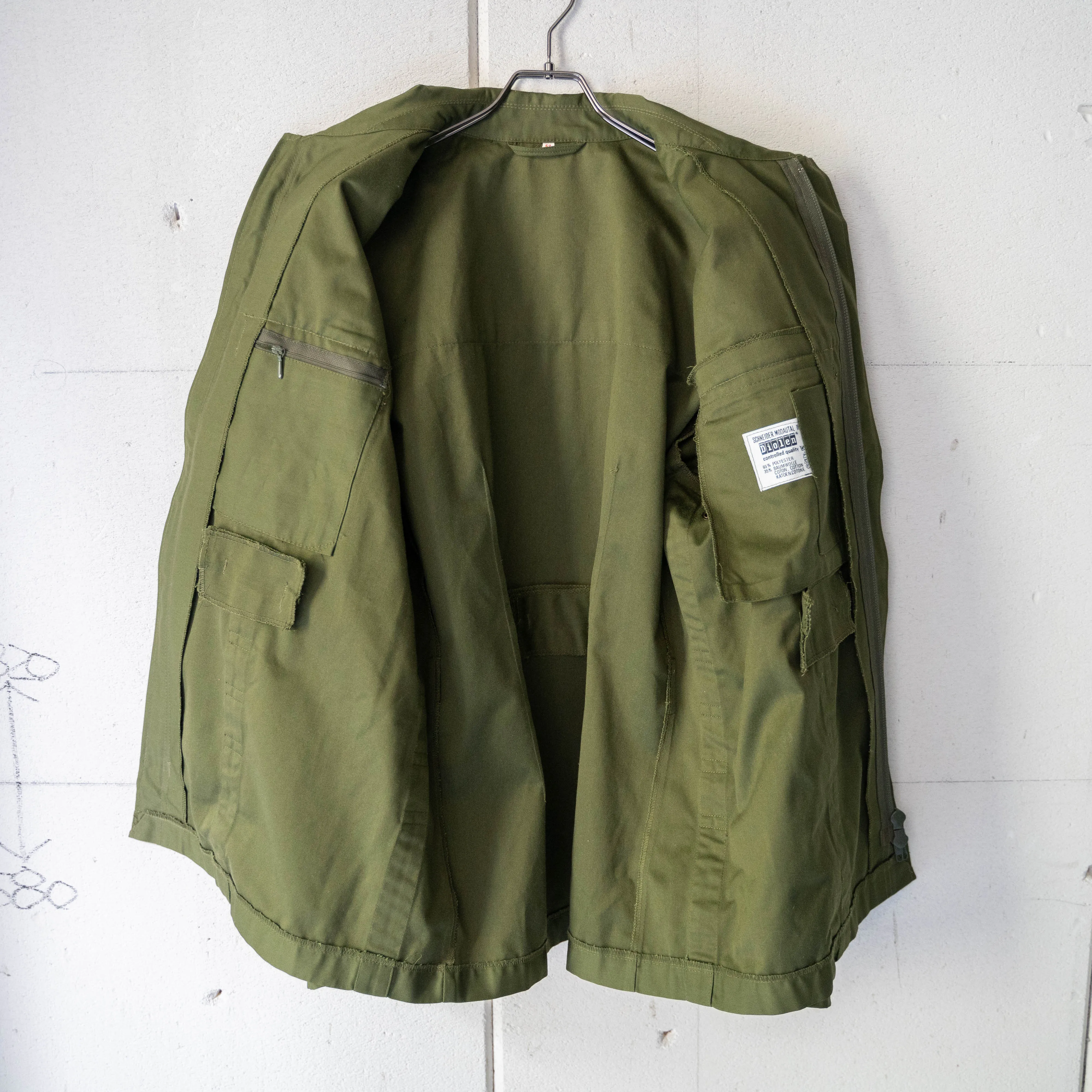 1990-2000s Germany police double zip work jacket 'mint condition'