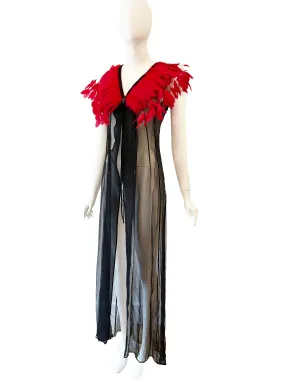 1997 DOLCE & GABBANA Sheer Dress Jacket
