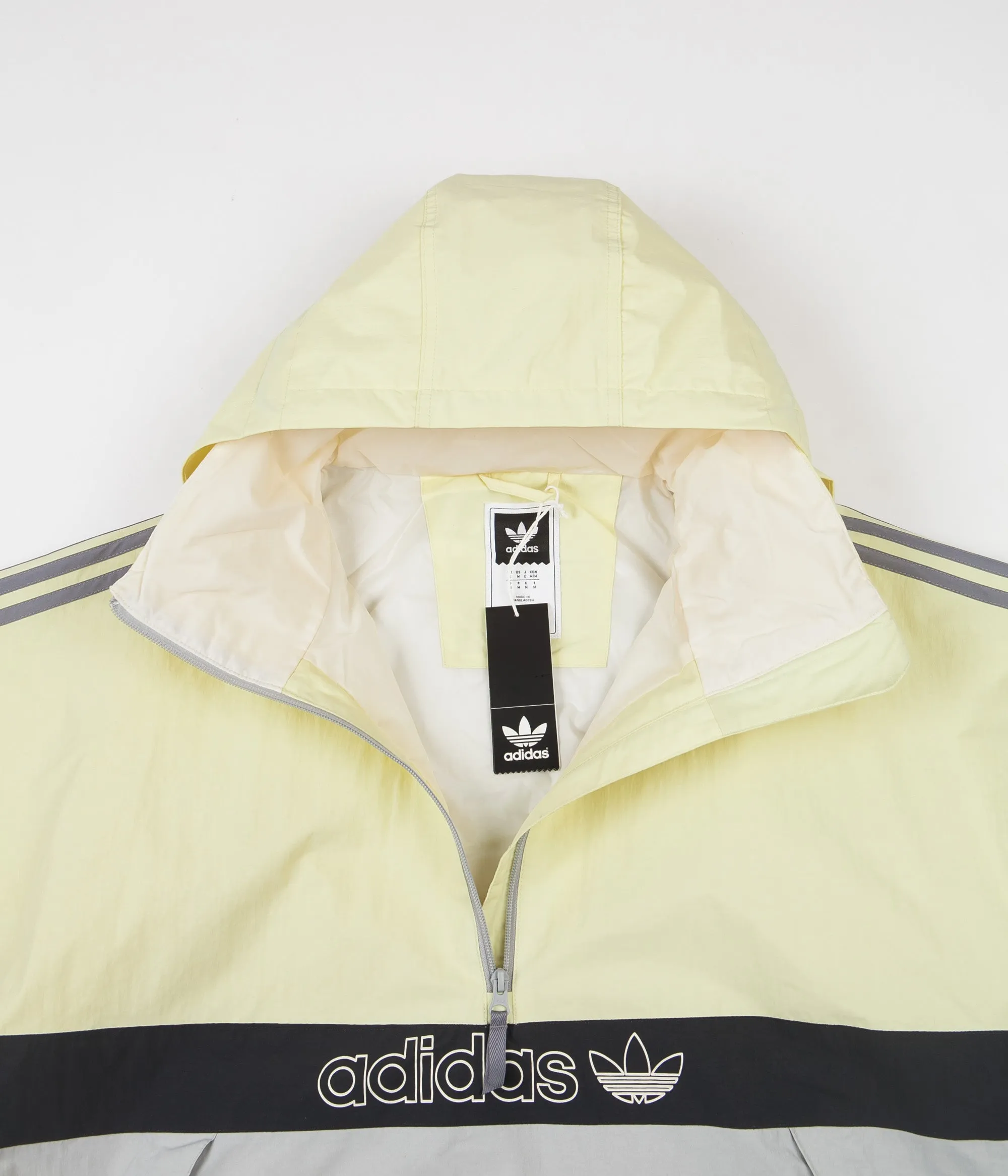 Adidas BB Snowbreaker Jacket - Haze Yellow / Stone / Carbon