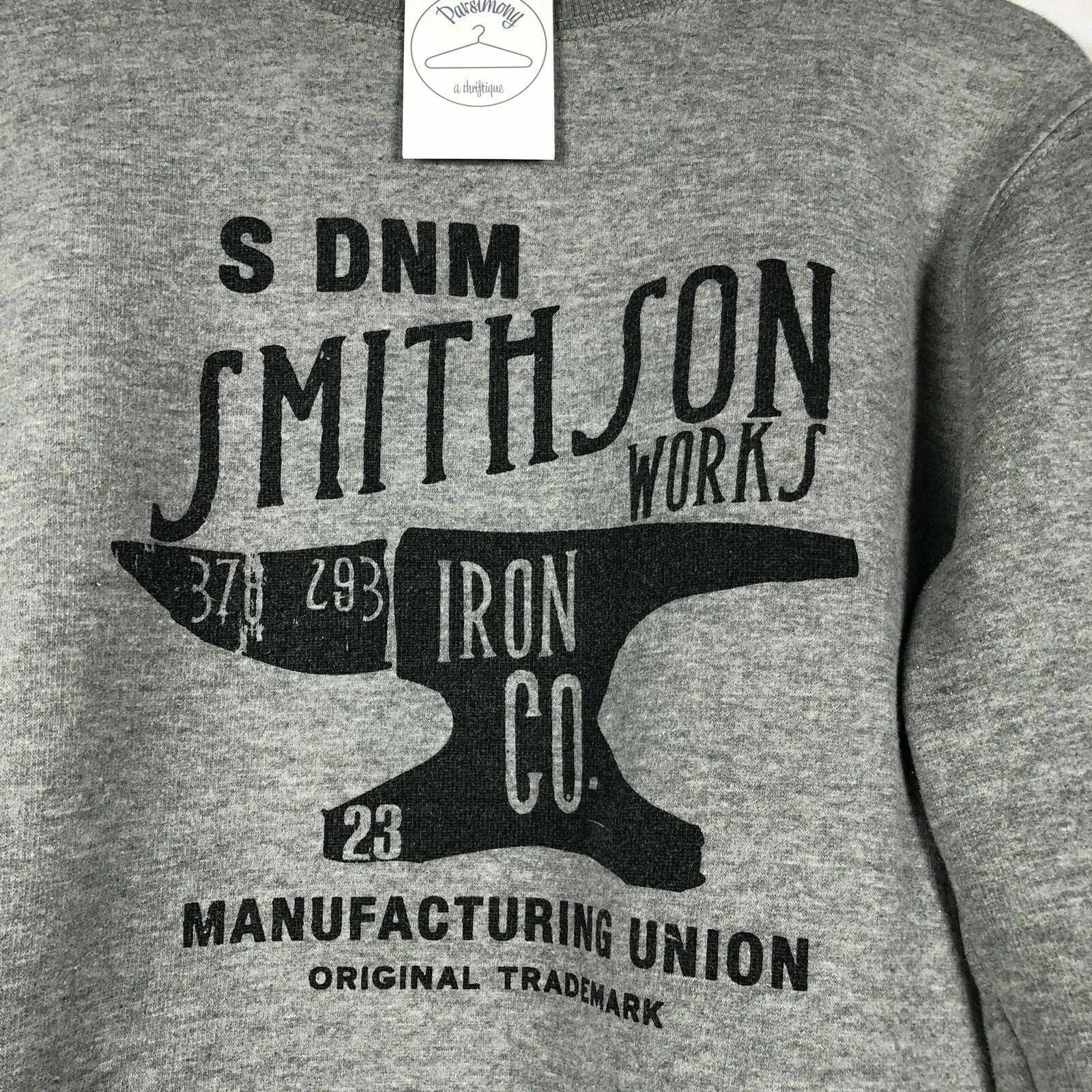 Adrenaline Fueled Sweatshirt - Mens Smithson Works | Size M | Gray Heathered | L/s Pullover | EUC