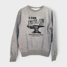 Adrenaline Fueled Sweatshirt - Mens Smithson Works | Size M | Gray Heathered | L/s Pullover | EUC