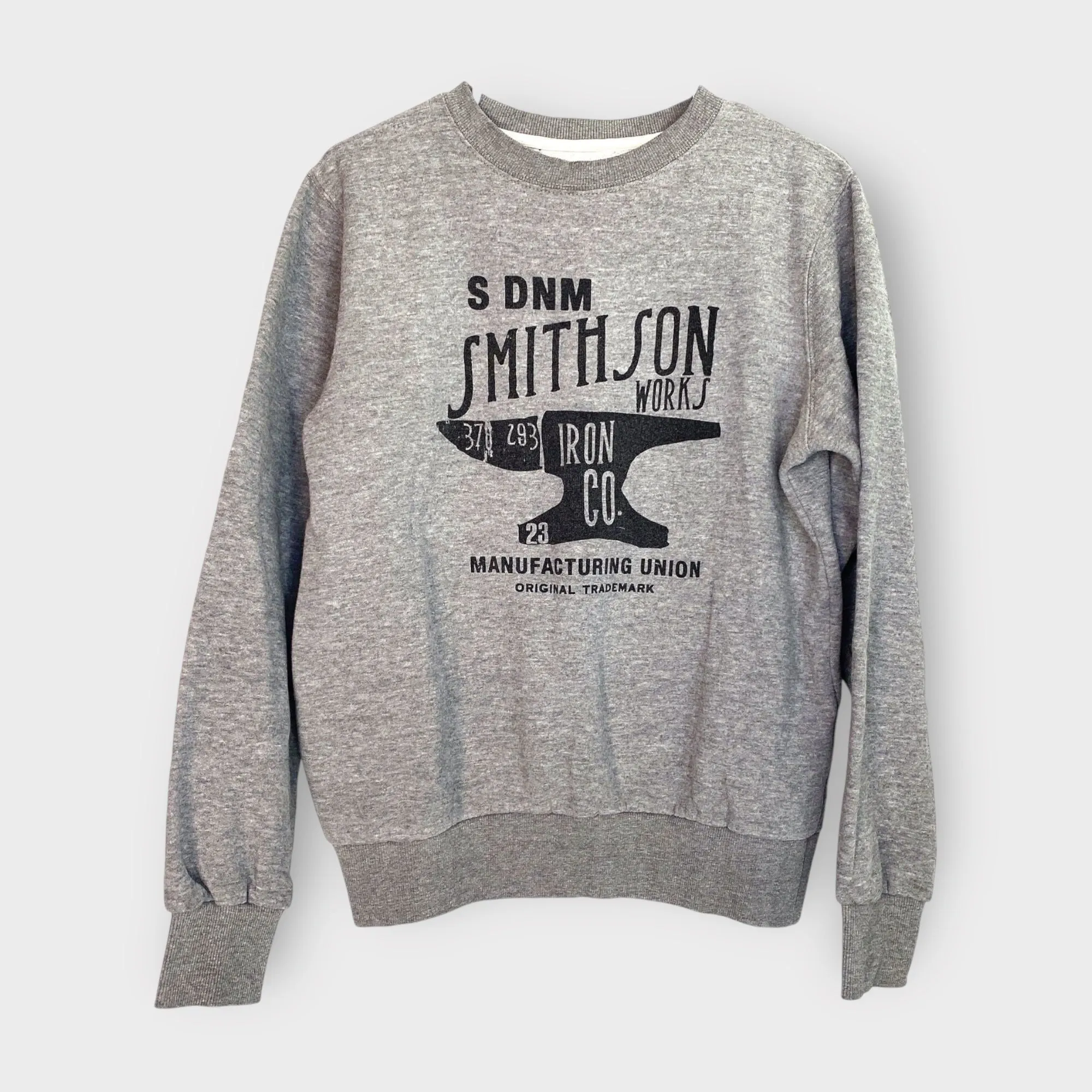 Adrenaline Fueled Sweatshirt - Mens Smithson Works | Size M | Gray Heathered | L/s Pullover | EUC