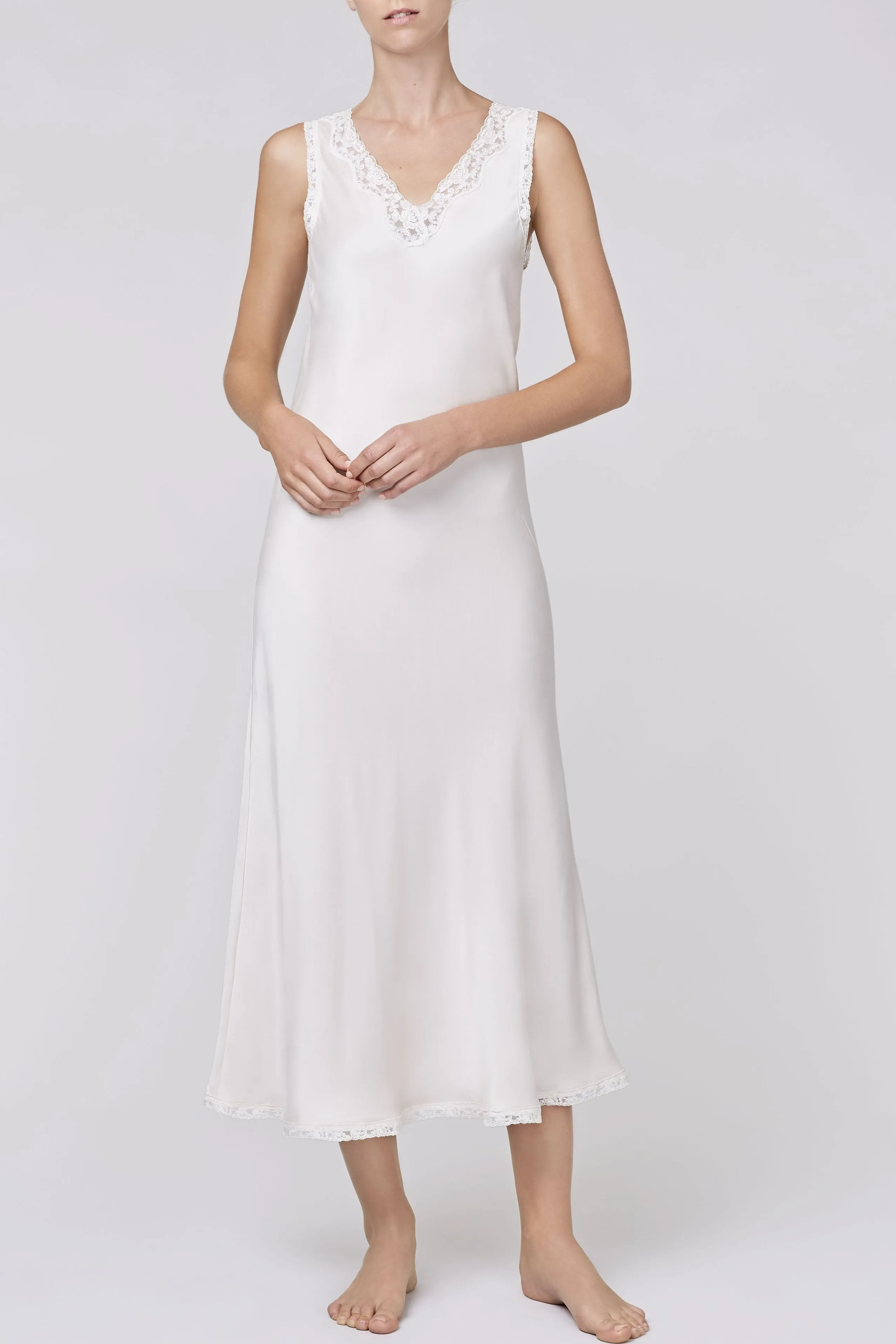 ALINA LONG SLIP DRESS - Archive