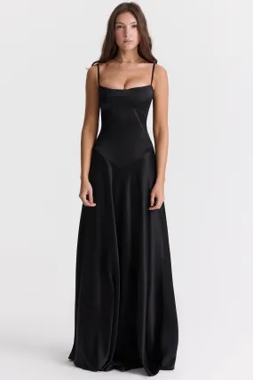 ANABELLA BLACK LACE Charming UP MAXI DRESS