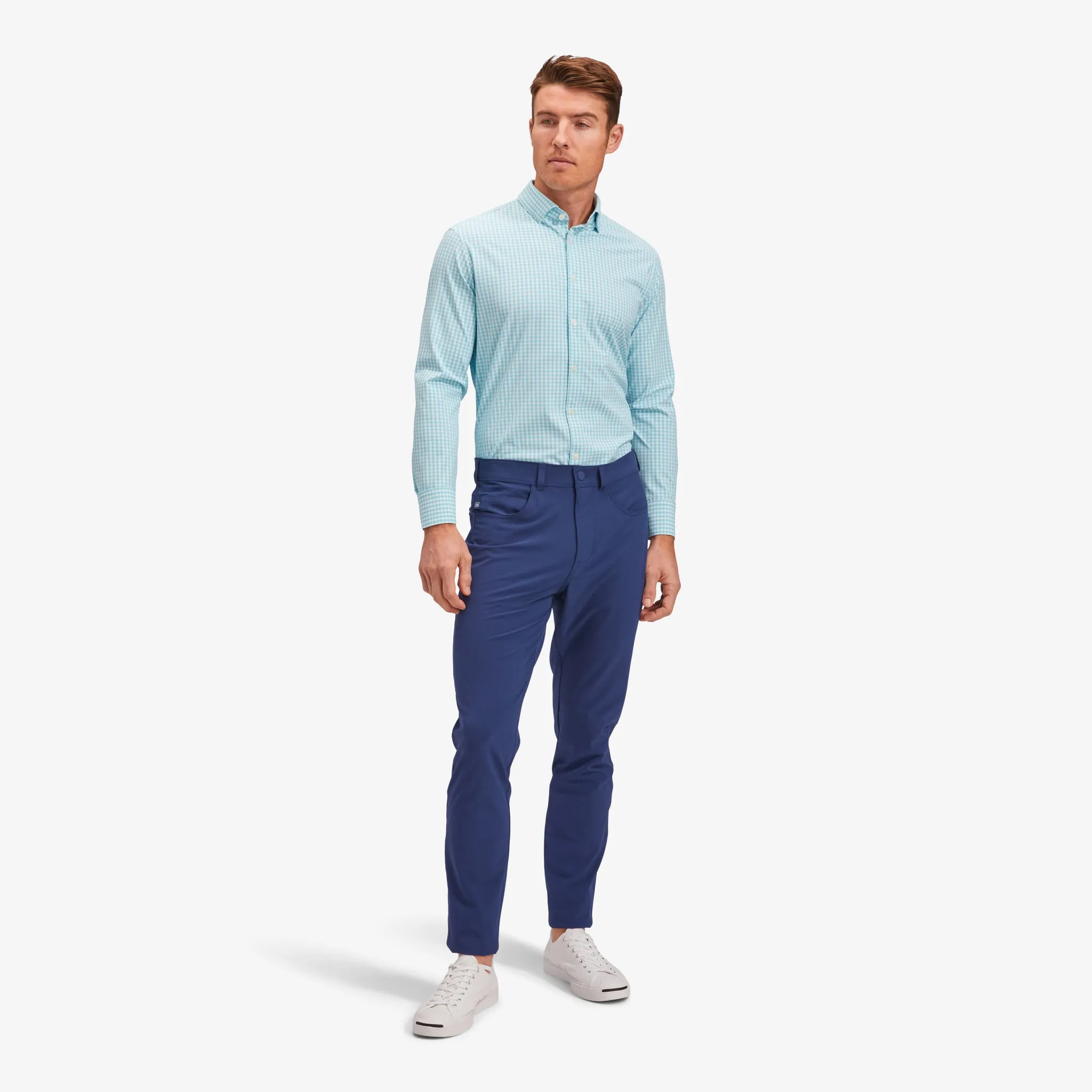 Aqua Gingham