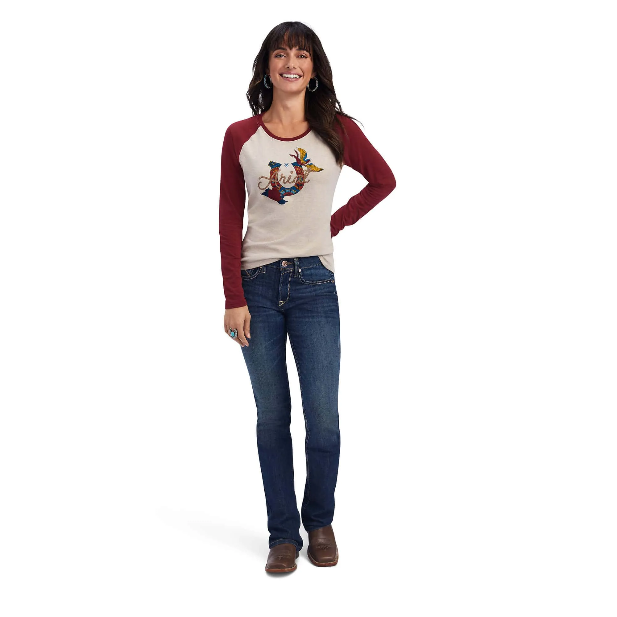 Ariat Women's REAL Ropey Rose Shirt 10041343
