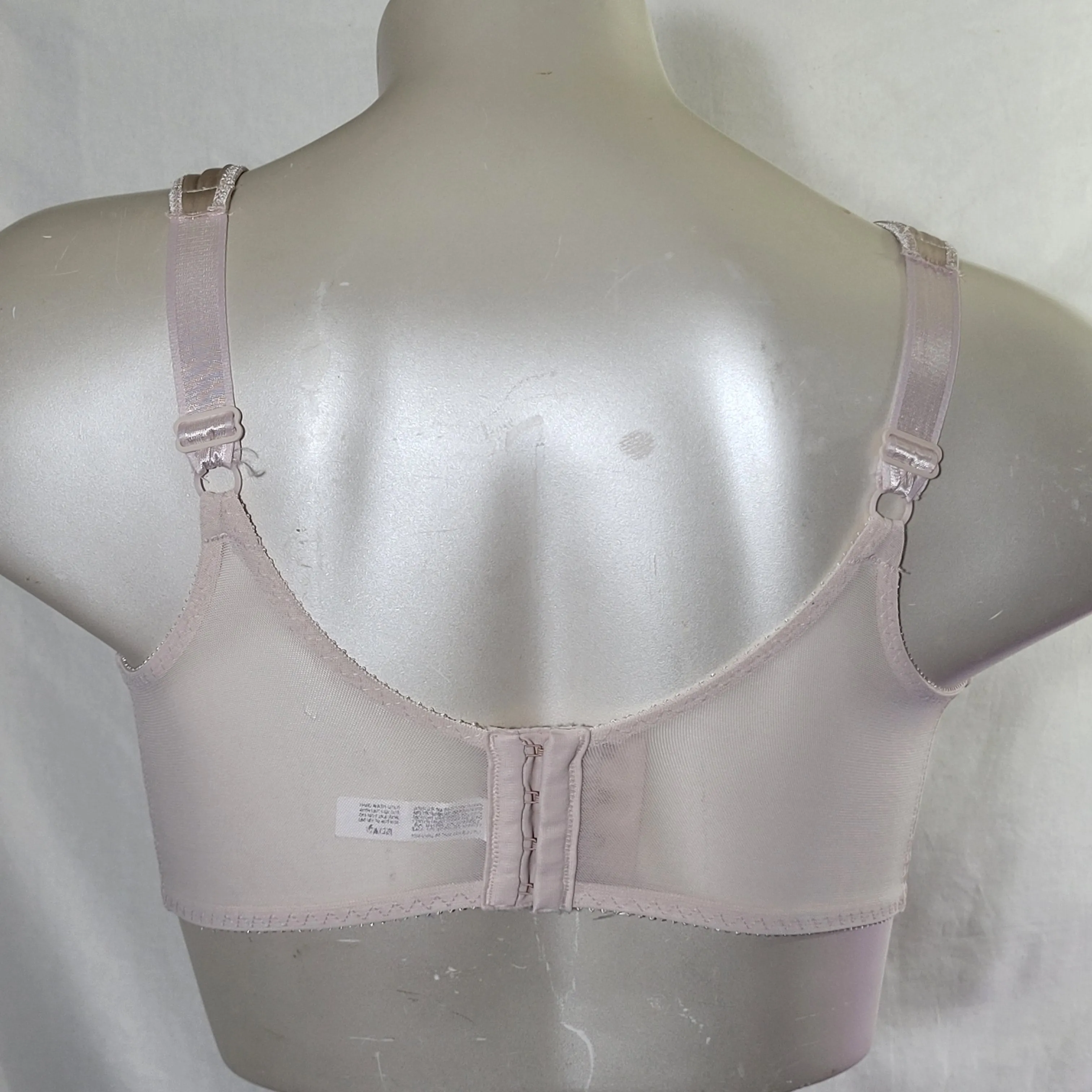 Bali 3562 Satin Tracings Underwire Bra 42DD Nude NEW WITH TAGS