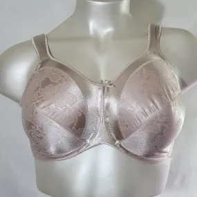 Bali 3562 Satin Tracings Underwire Bra 42DD Nude NEW WITH TAGS