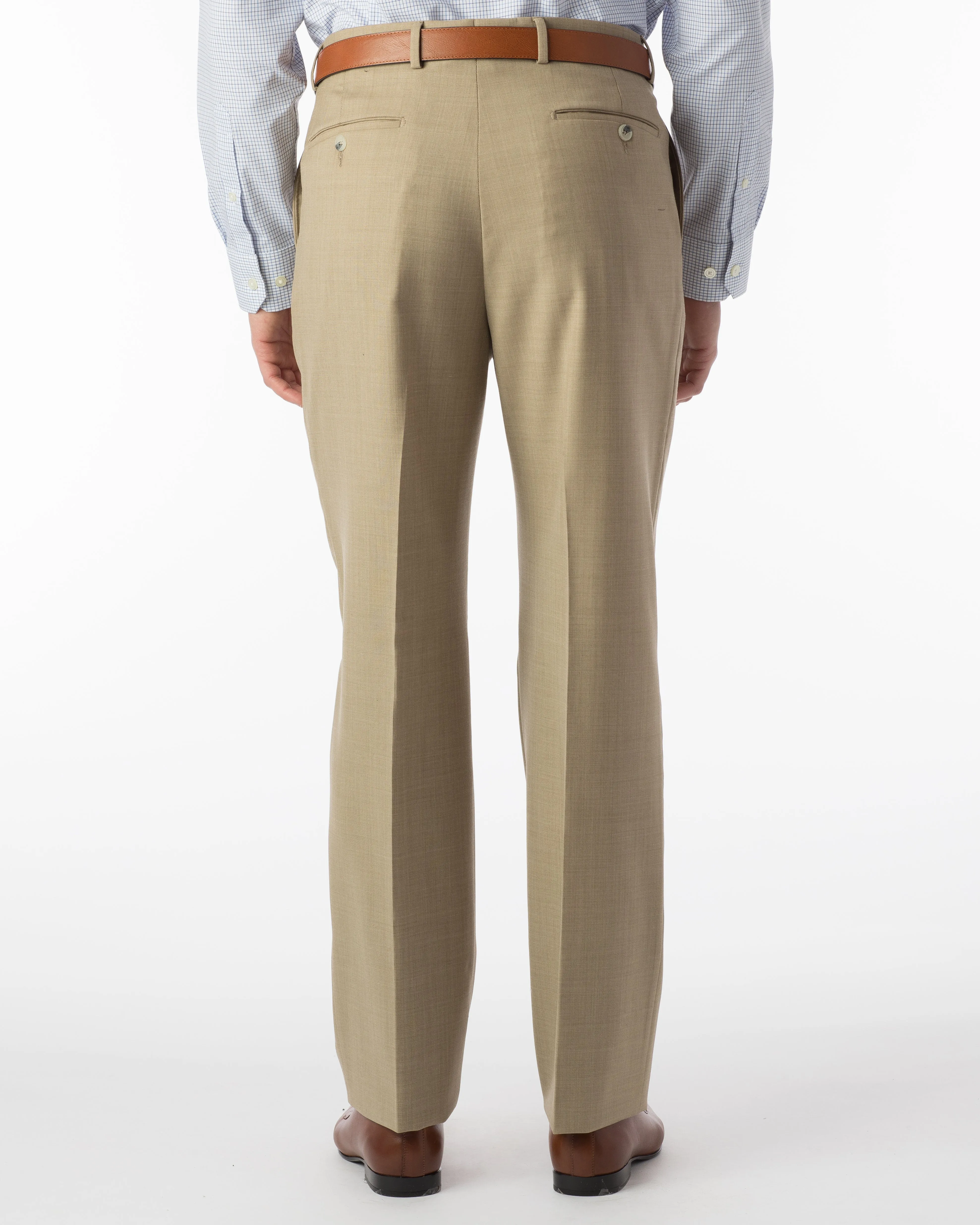 Ballin Pants - Dunhill Super 120's Sharkskin - Camel