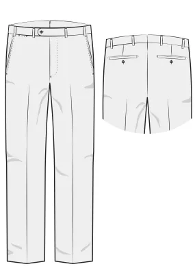 Ballin Pants - Park Super 130 Gabardine Loro Piana - Black