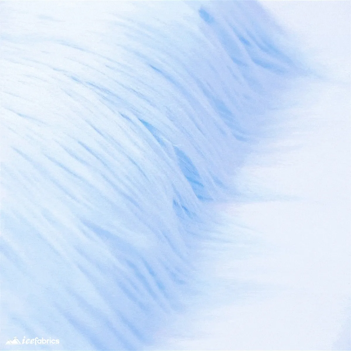 Blue Mohair Faux Fur Fabric By The Roll (20 Yards) 4 Inch Pile