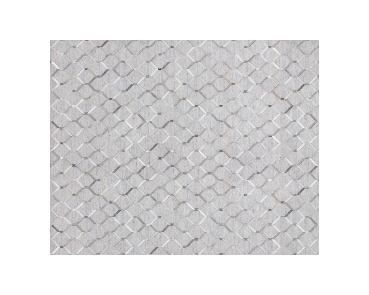 Bordeaux Hand-loomed Rug - Ivory / Grey Swatch