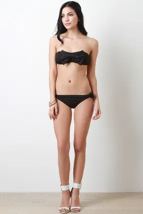 Bow And Scrunch Bikini Set