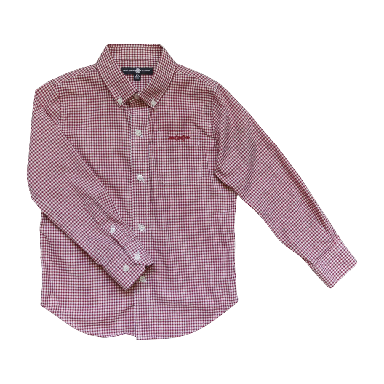Bowen Arrow Button Down – Rutledge Red Gingham