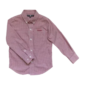 Bowen Arrow Button Down – Rutledge Red Gingham