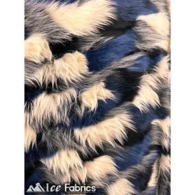 Canadian multi color Faux Fur Fabric By The Yard