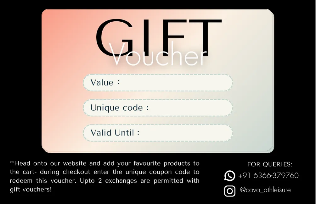 CAVA Athleisure Gift Card