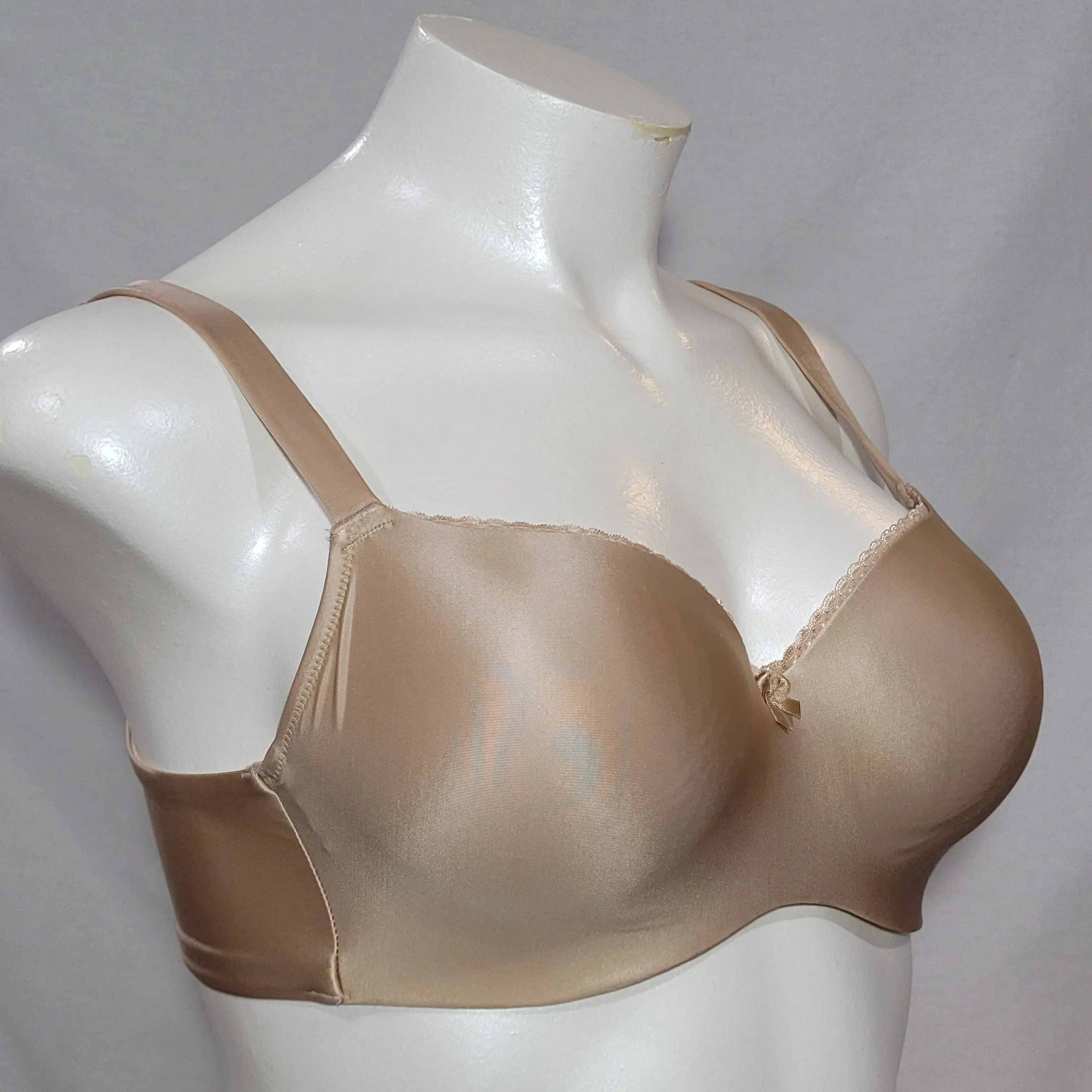 Curvy Studio Perfect Smooth Balconette Underwire Bra 36D Nude