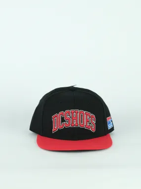 Dc Shoes - Shy Town Empire - Black / Red - Panel Snapback