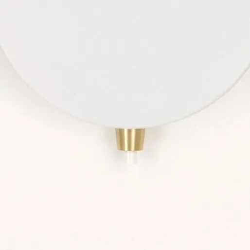 Double Arm Wall Light - White