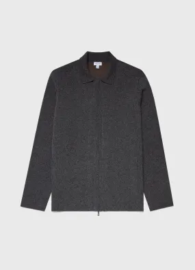 Double Face Jacket - Charcoal