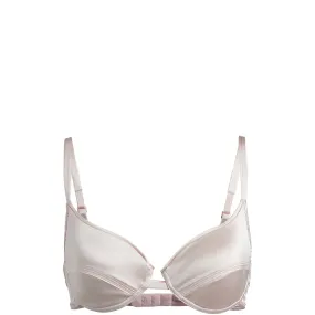 ELEGANT SILK SATIN BRA "DIMANTE" IN BLUSH