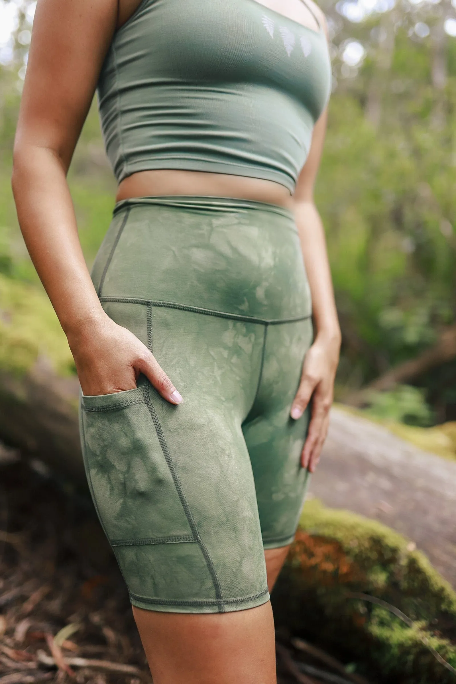 Forest Visionary Biker Shorts