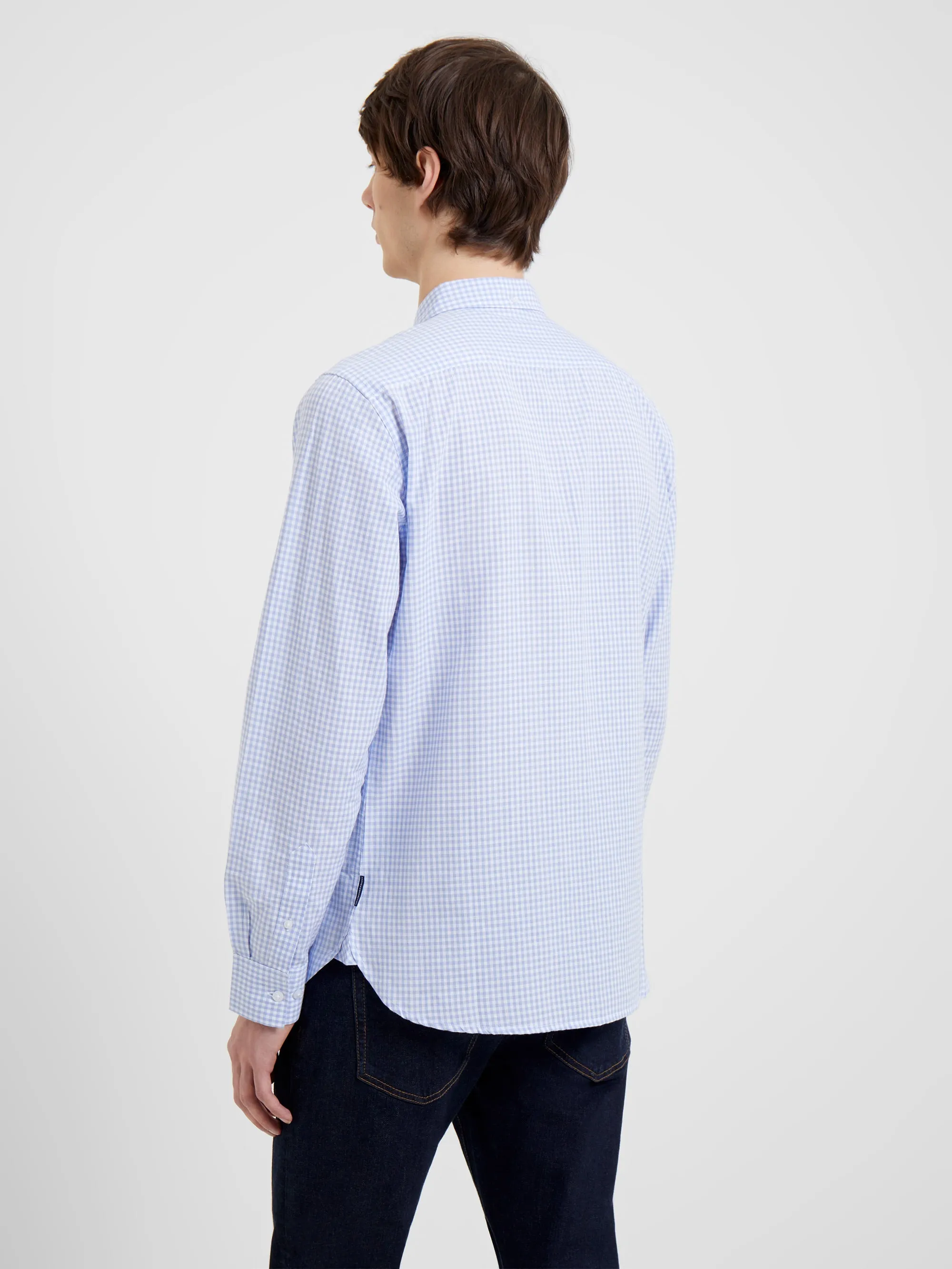Gingham Pocket Long Sleeve Shirt