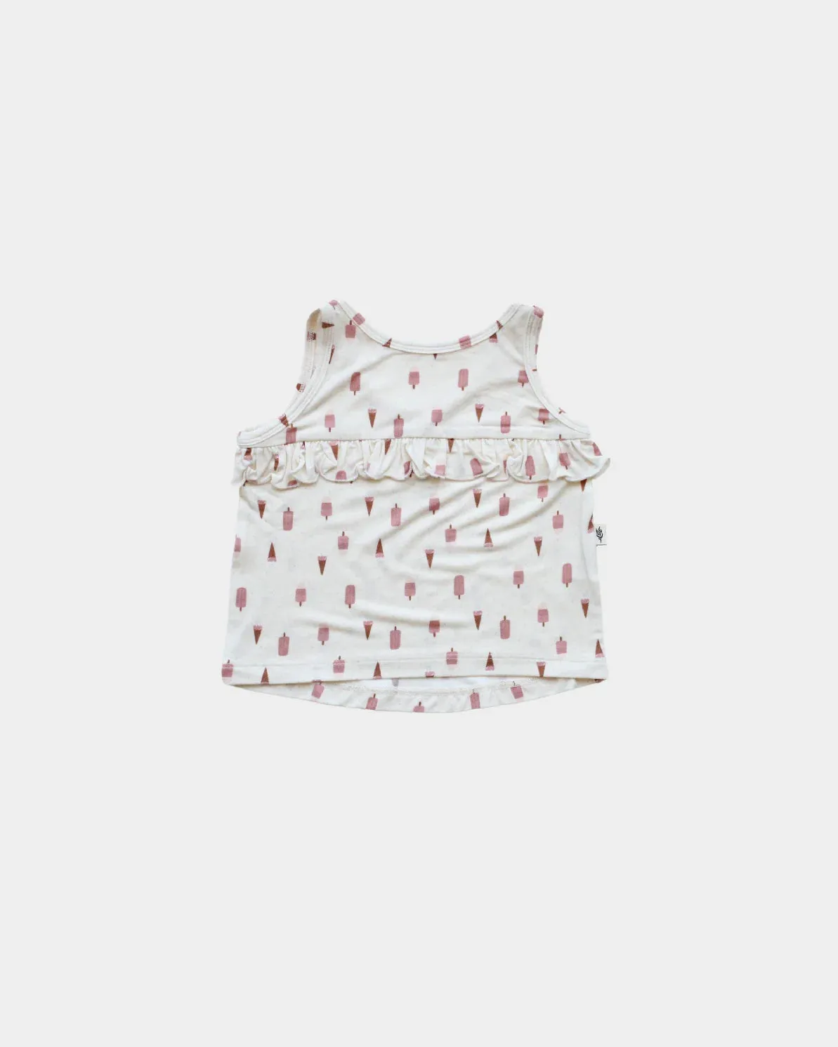 Girls Ruffle Tank in Summer Treats