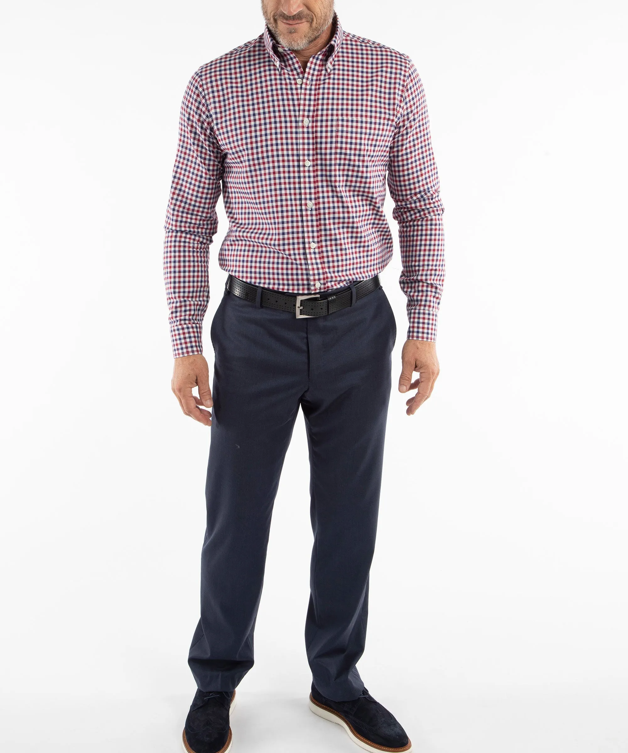 Heritage Twill Gingham Long Sleeve Sport Shirt
