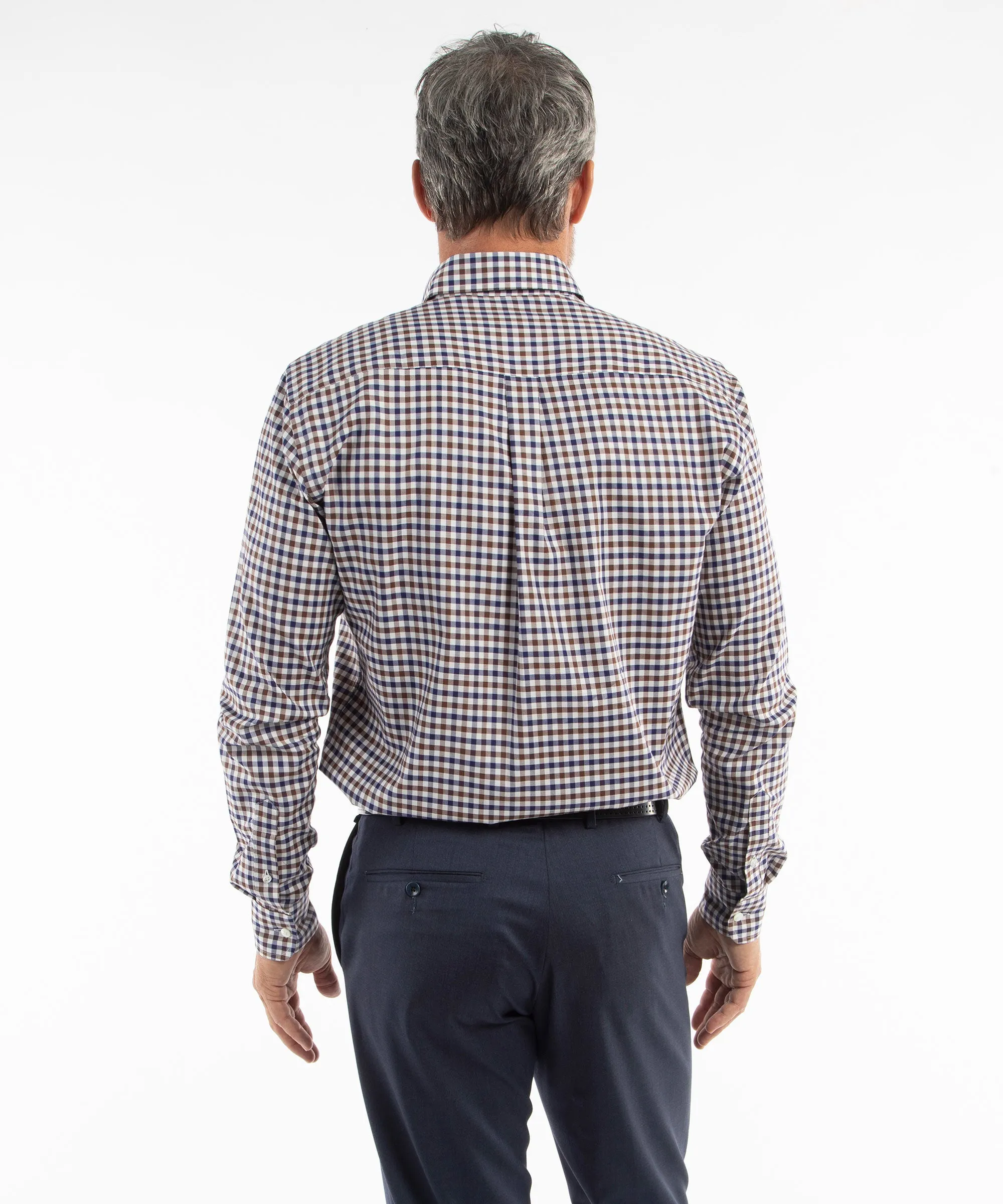 Heritage Twill Gingham Long Sleeve Sport Shirt