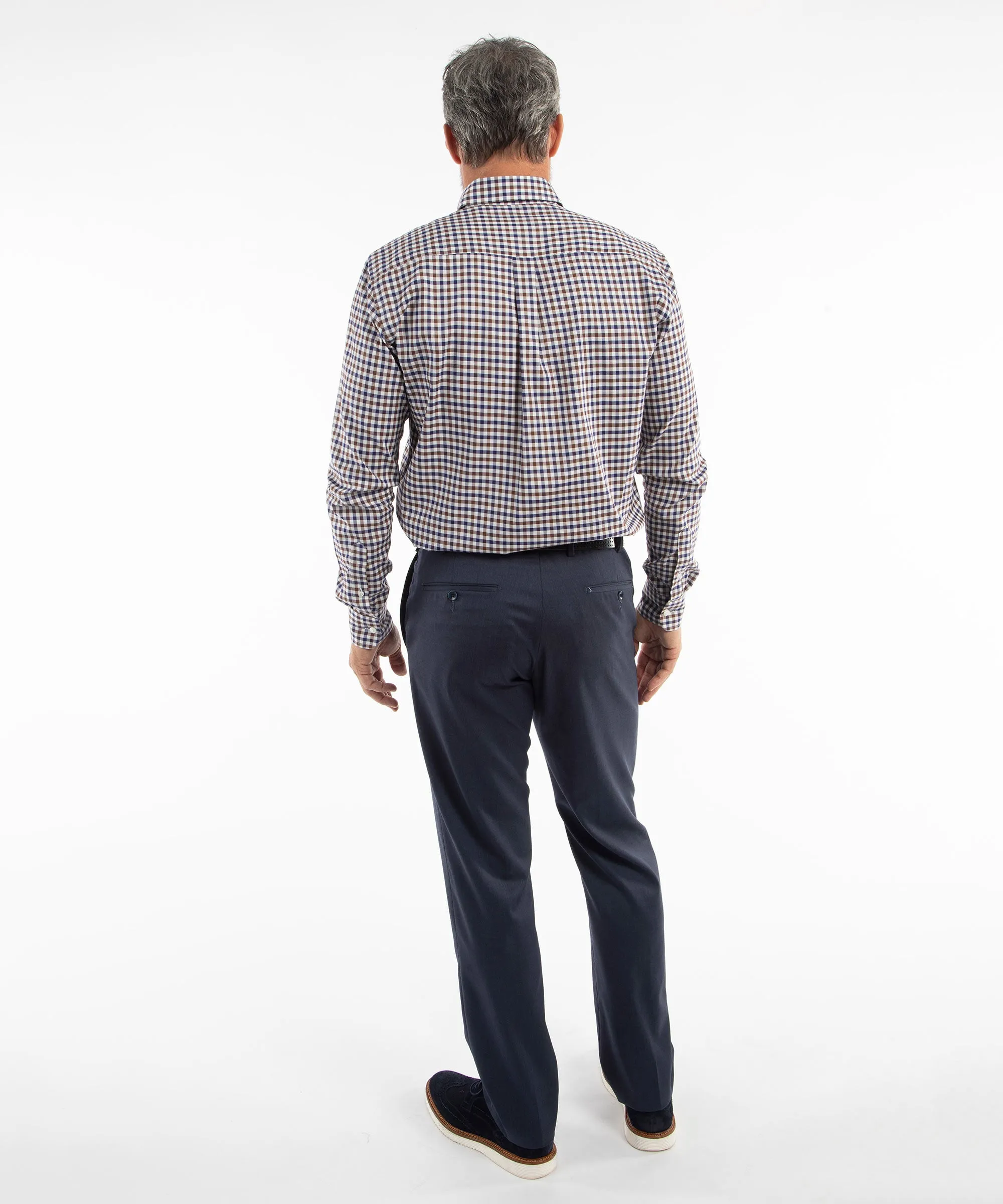 Heritage Twill Gingham Long Sleeve Sport Shirt