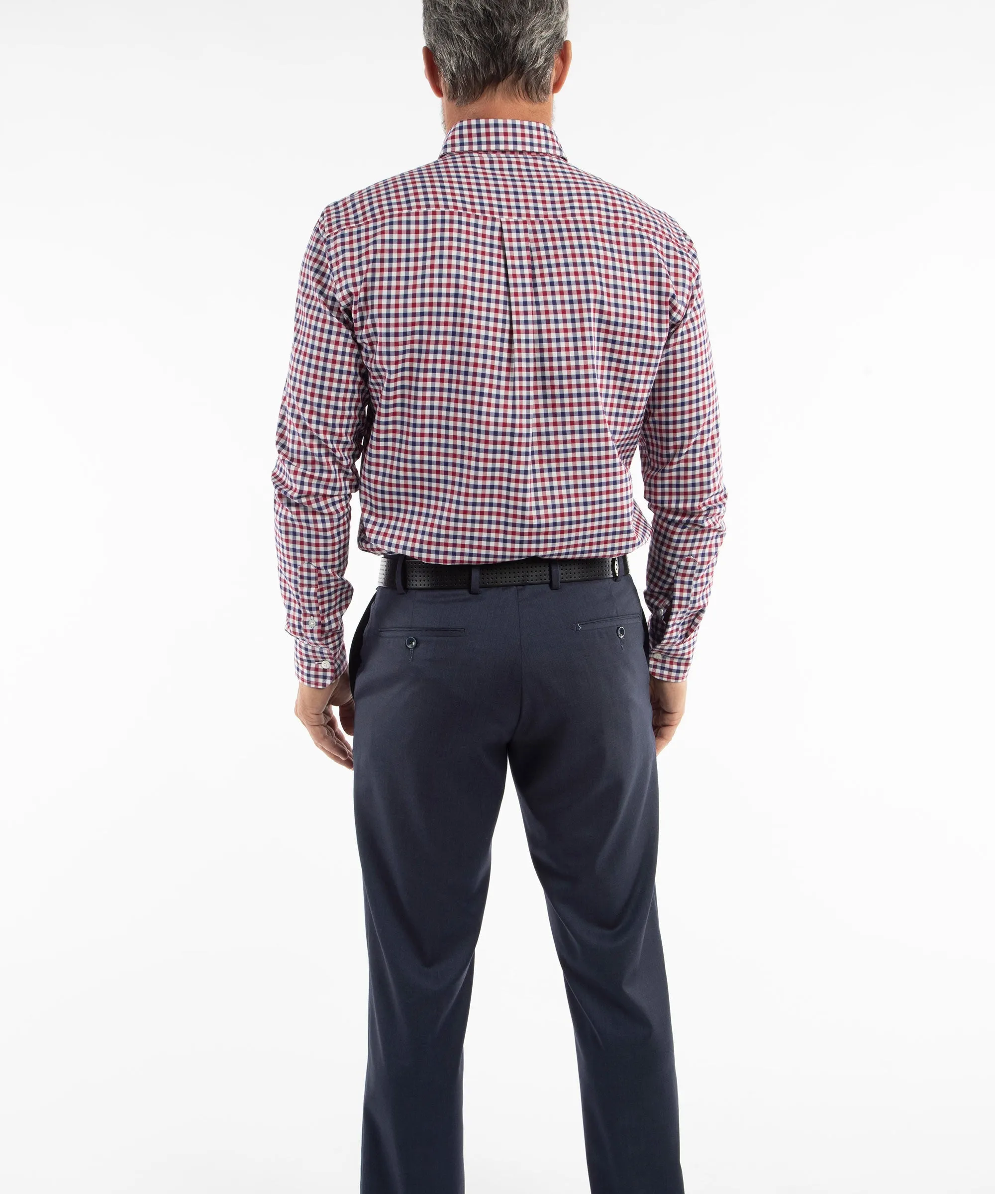 Heritage Twill Gingham Long Sleeve Sport Shirt