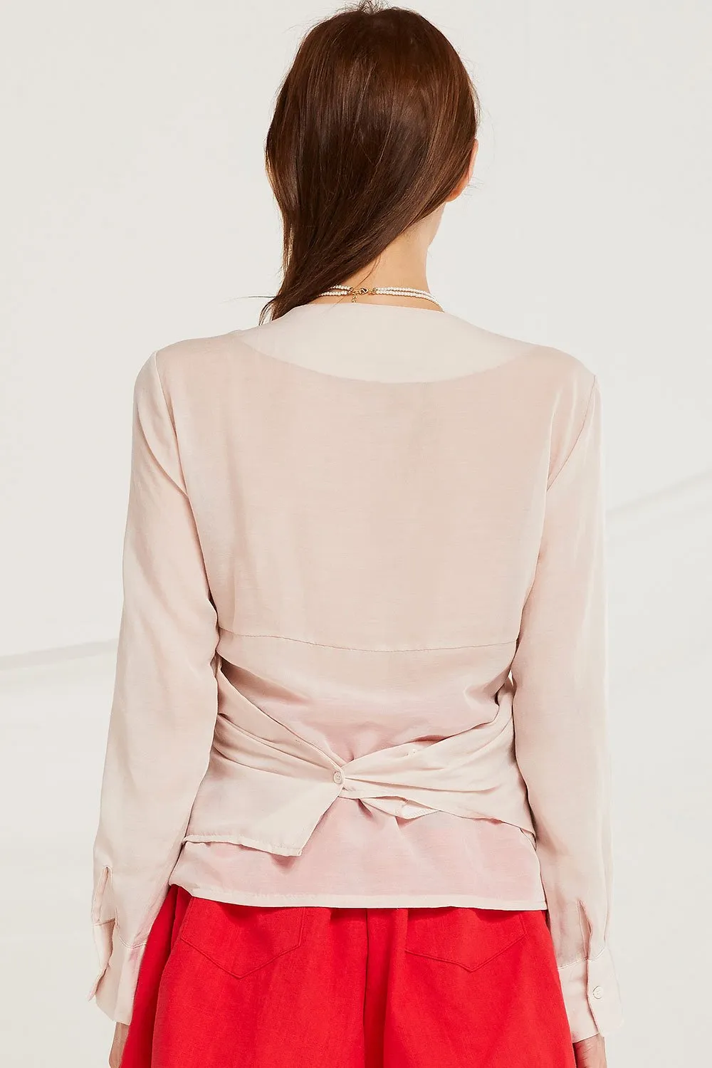Keyla Wrap Blouse