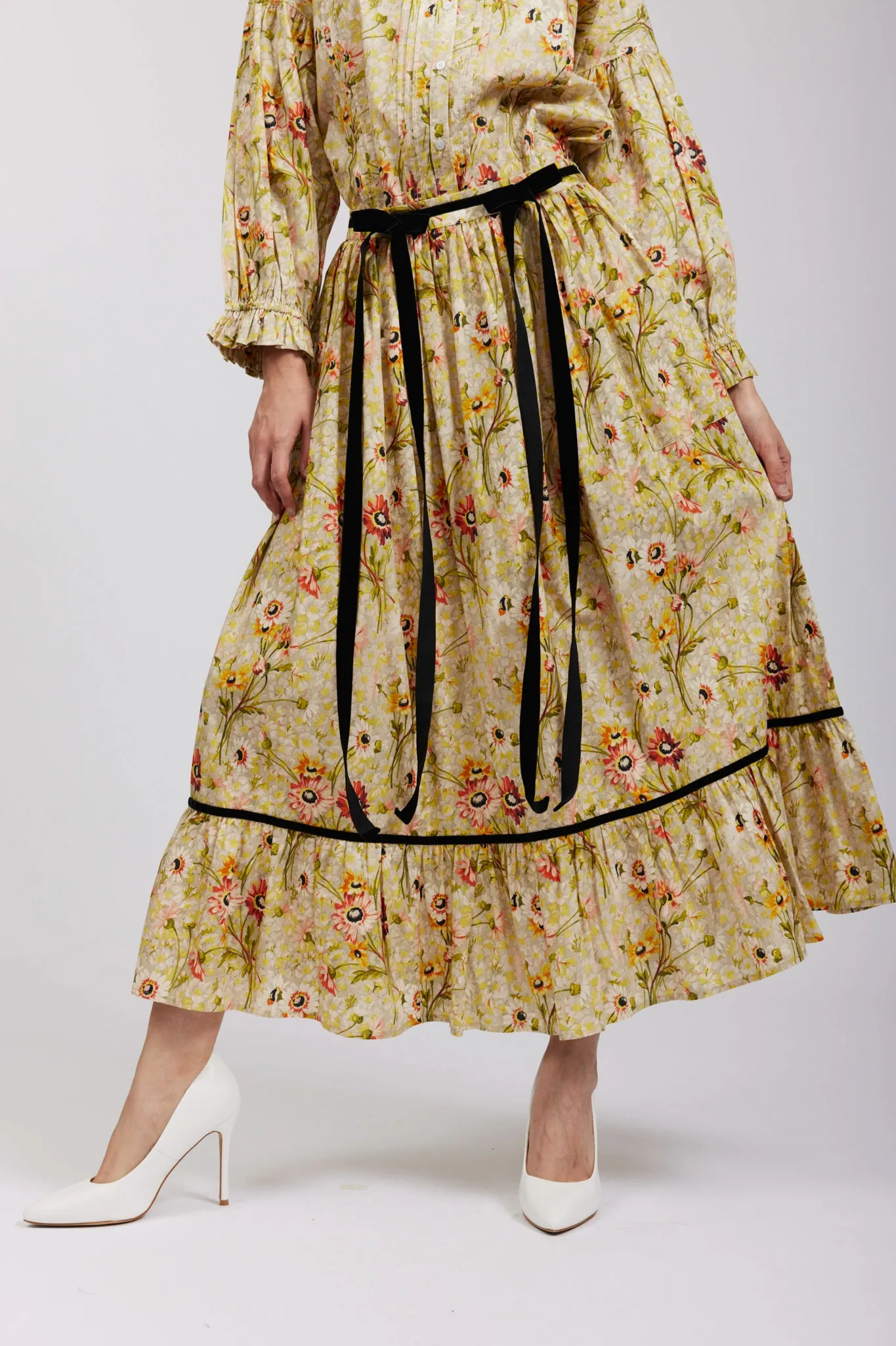 Laura Ashley x Batsheva Kipp Skirt in Witton Floral