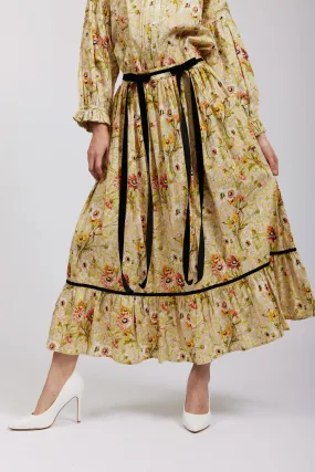 Laura Ashley x Batsheva Kipp Skirt in Witton Floral
