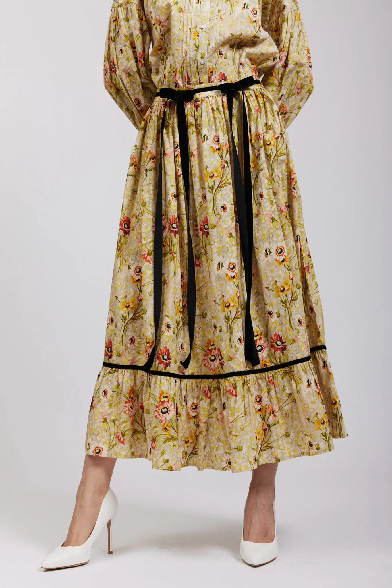 Laura Ashley x Batsheva Kipp Skirt in Witton Floral