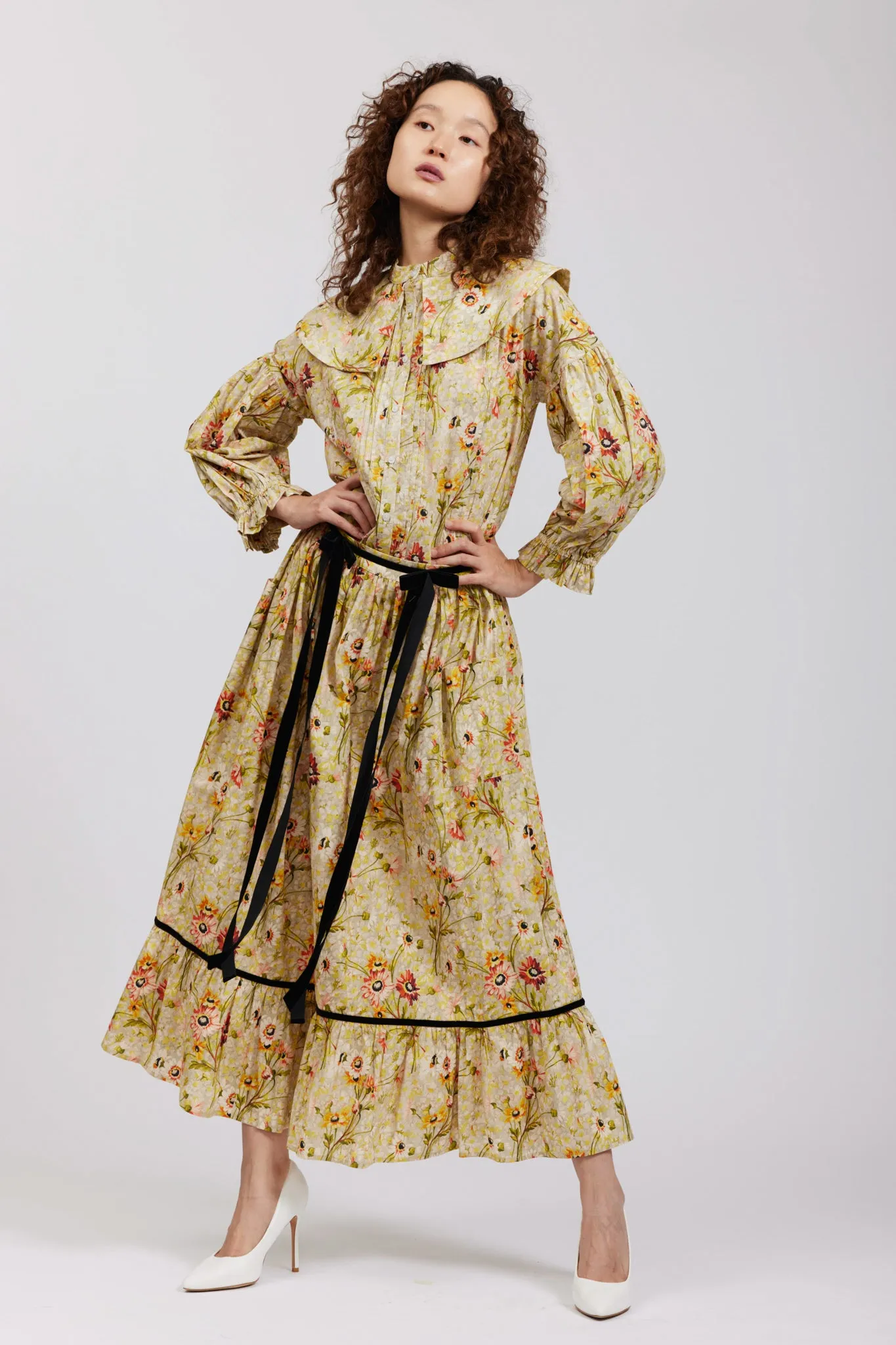 Laura Ashley x Batsheva Kipp Skirt in Witton Floral