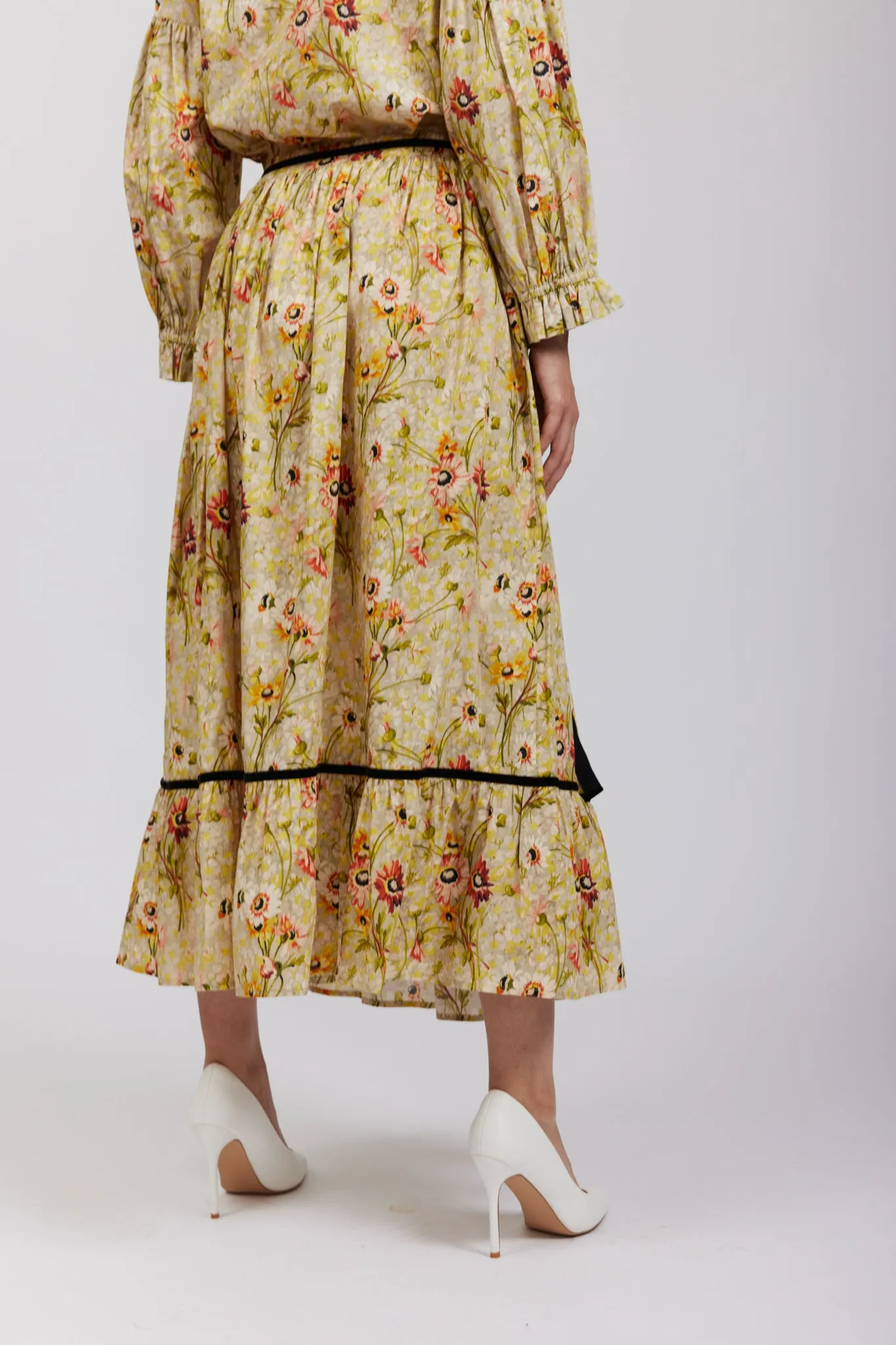 Laura Ashley x Batsheva Kipp Skirt in Witton Floral