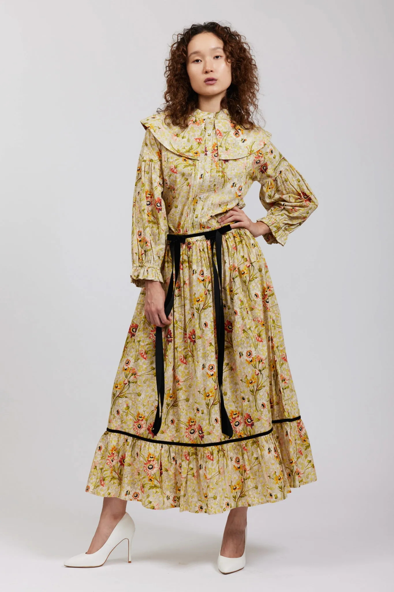 Laura Ashley x Batsheva Kipp Skirt in Witton Floral
