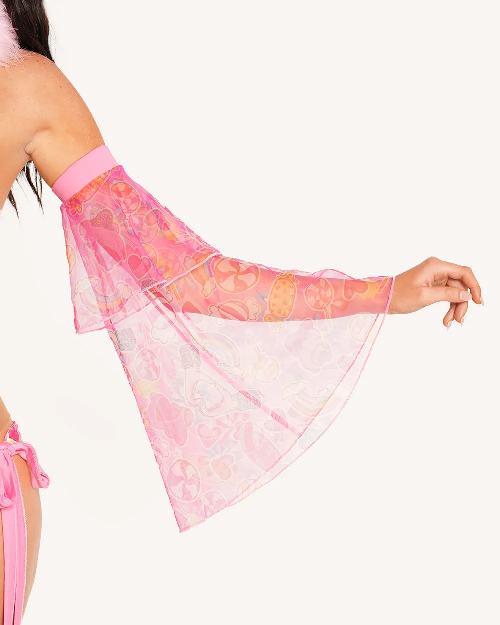Liya Kitten x iHR Kandi Land Top and Arm Sleeves