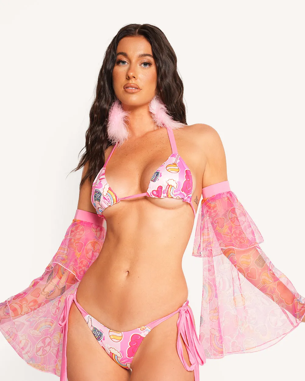 Liya Kitten x iHR Kandi Land Top and Arm Sleeves