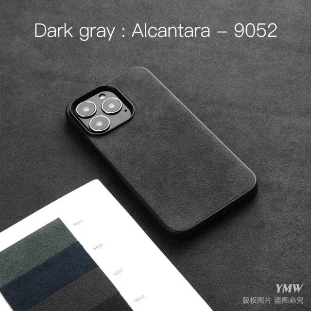 Luxury Suede Leather ALCANTARA Case for iPhone