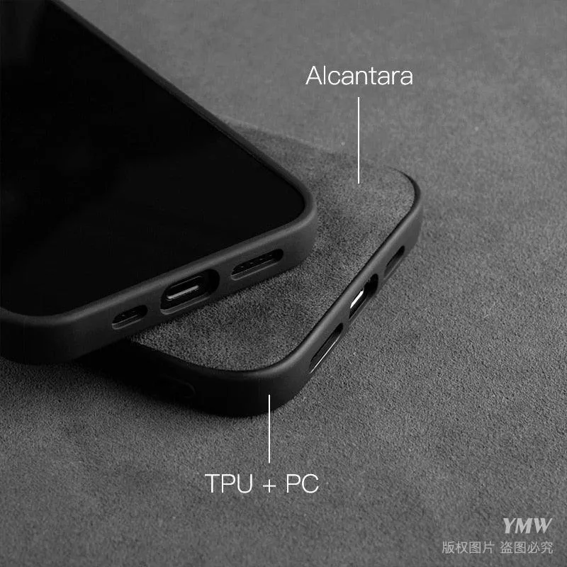 Luxury Suede Leather ALCANTARA Case for iPhone
