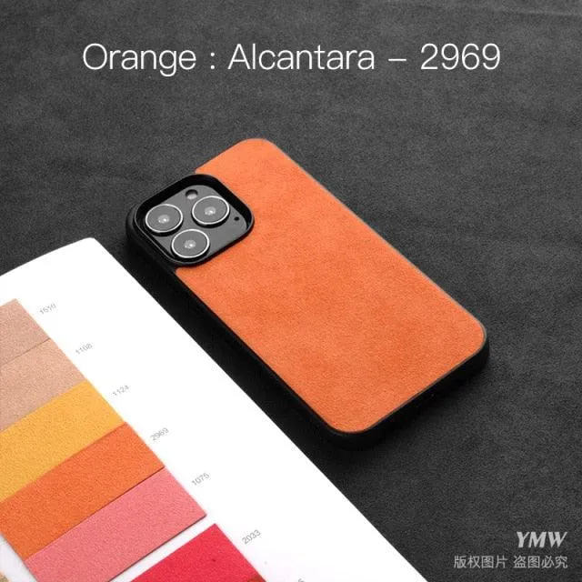 Luxury Suede Leather ALCANTARA Case for iPhone