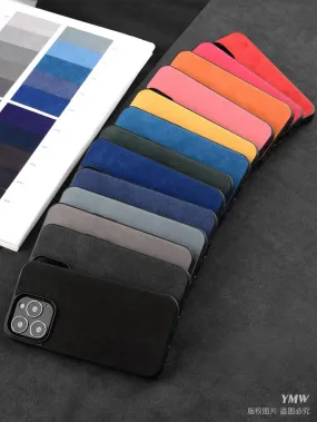 Luxury Suede Leather ALCANTARA Case for iPhone