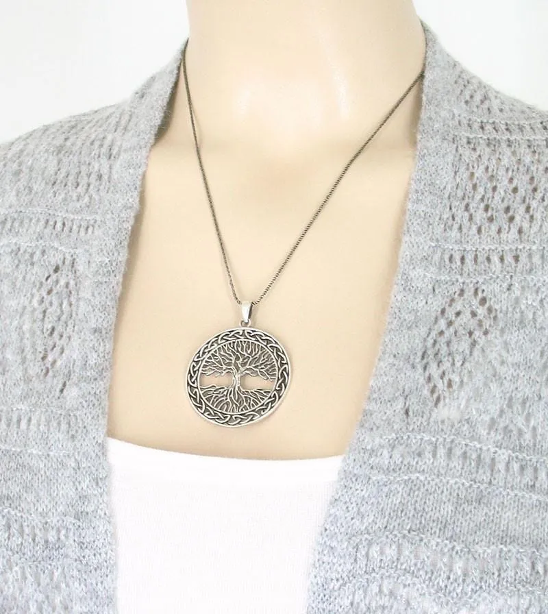 Majestic Tree of Life Medallion Pendant