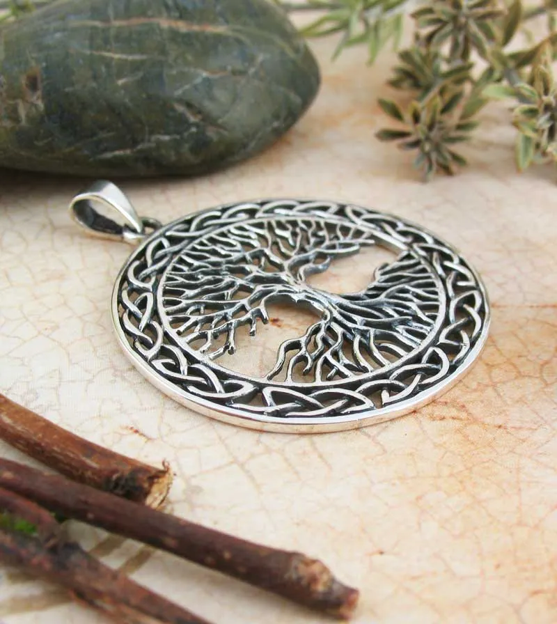 Majestic Tree of Life Medallion Pendant