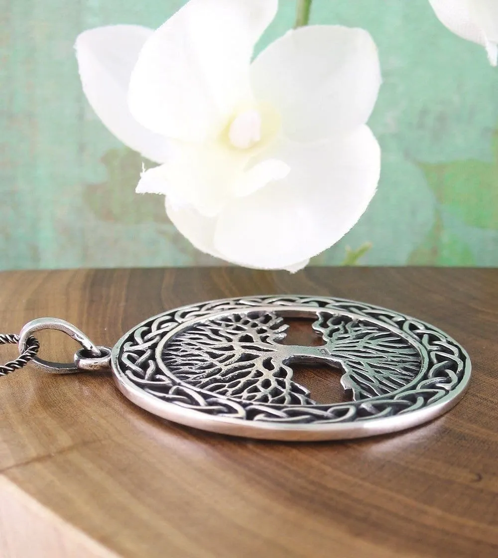 Majestic Tree of Life Medallion Pendant